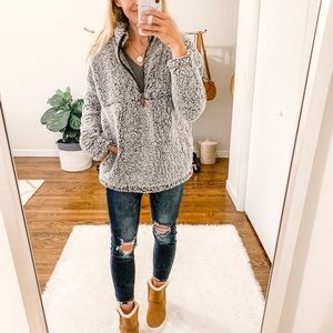 ALTAR’D STATE WOMENS SHERPA PULLOVER